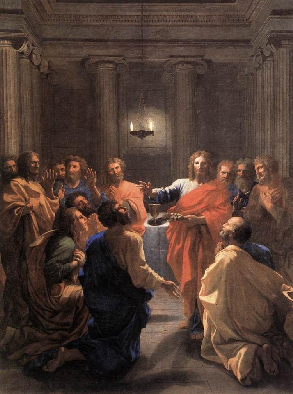 Nicolas Poussin The Institution of the Eucharist oil painting image